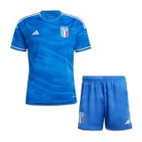 2023 Italy Home Football Set (Shirt + Short) Children's
