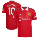 2022-2023 Manchester United Home Football Shirt Men's #Rashford #10 Player Version