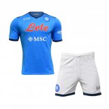 2021-2022 Napoli Home Children's Football Shirt (Shirt + Short)