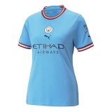 2022-2023 Manchester City Home Football Shirt WoMen's