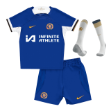 2023-2024 Chelsea Home Football Whole Set (Shirt + Short + Socks) Children's