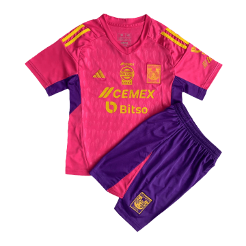 2023-2024 Tigres UANL Goalkeeper Football Set (Shirt + Short) Children's