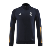 2023-2024 Real Madrid Navy Football Training Jacket Men's