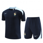 2024 France Royal Football Training Set (Shirt + Short) Men's