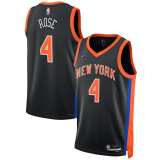 Male New York Knicks City Edition Jersey 2022-2023 Black Derrick Rose #4