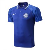 2022-2023 Chelsea Blue Football Polo Shirt Men's