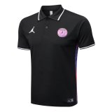 2022-2023 PSG x Jordan Black Football Polo Shirt Men's