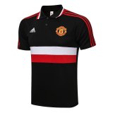 2021-2022 Manchester United Black II Football Polo Shirt Men's