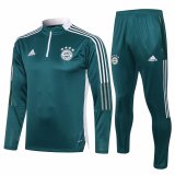 2021-2022 Bayern Munich Dark Green Football Training Set Men's