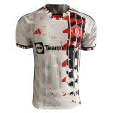 2023-2024 Manchester United White Football Shirt Men's #Special Edition Match