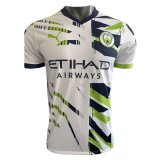 2023-2024 Manchester City White Football Shirt Men's #Special Edition Match