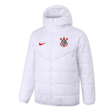 2023 Corinthians White Winter Football Jacket Men's