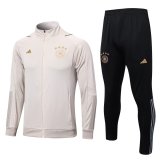 2022 Germany Beige Football Training Set (Jacket + Pants) Men's