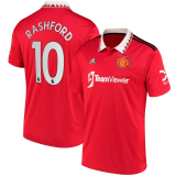 2022-2023 Manchester United Home Football Shirt Men's #Rashford #10