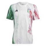 2023 Italy White Soccer Training Shirt Men's #Pre-Match