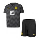 2021-2022 Borussia Dortmund Away Children's Football Shirt (Shirt + Shorts)
