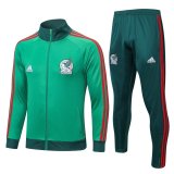 2022 Mexico Green Football Training Set (Jacket + Pants) Men's