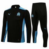 2021-2022 Olympique Marseille Black Football Training Set Men's