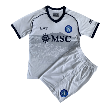 2023-2024 Napoli Away Football Set (Shirt + Short) Children's