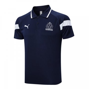 2023-2024 Olympique Marseille Royal Soccer Polo Shirt Men's