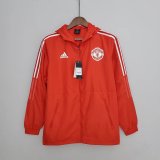 2022-2023 Manchester United Red All Weather Windrunner Football Jacket Shirt Men's