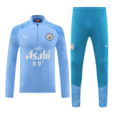 2023-2024 Manchester City Blue Football Training Set (Sweatshirt + Pants) Men's
