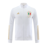 2023 Italy White 125th Anniversary Football Jacket Men's