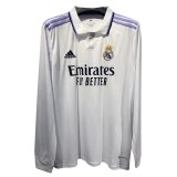 2022-2023 Real Madrid Home Long Sleeve Football Shirt Men's
