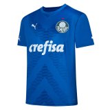 2023-2024 Palmeiras Goalkeeper Blue Football Shirt Men's