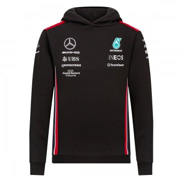 2023 Mercedes-AMG Petronas Black F1 Team Sweatshirt Men's #Hoodie