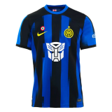 2023-2024 Inter Milan X Transformers Home Football Shirt Men's