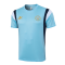 2023-2024 Manchester City Blue Football Training Shirt Men's