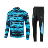 2023-2024 Al Nassr Blue Football Training Set (Sweatshirt + Pants) Men's