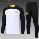 2023-2024 Chelsea White Football Training Set (Jacket + Pants) Children's