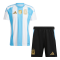 2024 Argentina Home Copa America Football Set (Shirt + Short) Men's
