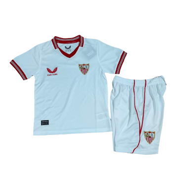 2023-2024 Sevilla Home Football Set (Shirt + Short) Children's