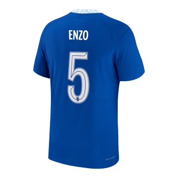 2022-2023 Chelsea Home UCL Football Shirt Men's #ENZO #5 Player Version