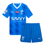 2023-2024 Al Hilal SFC Home Football Set (Shirt + Short) Men's
