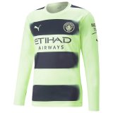 2022-2023 Manchester City Third Football Shirt Men's #Long Sleeve