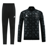 2023-2024 Ajax Black Football Training Set (Jacket + Pants) Men's