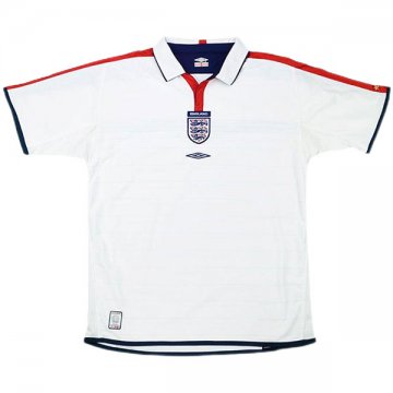 2004 England Home Football Shirt Men's #Retro