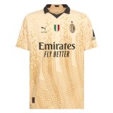 2022-2023 AC Milan x KOCHE Goalkeeper Gold Football Shirt Men's