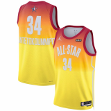 Male NBA All-Star Game Edition Jersey 2023 Brand Orange Giannis Antetokounmpo #34