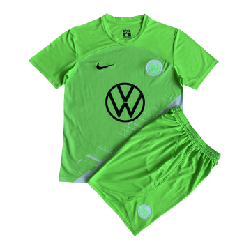 2023-2024 Wolfsburg Home Football Set (Shirt + Short) Children's