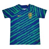 2022-2023 Brazil Green Football Training Shirt Men's