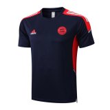 2021-2022 Bayern Munich Royal Short Football Training Shirt Men's