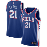 Male Philadelphia 76ers Icon Edition Jersey 2022-2023 Royal Joel Embiid #21
