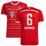 2022-2023 Bayern Munich Home Football Shirt Men's #Kimmich #6