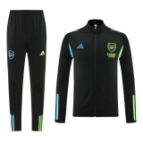 2023-2024 Arsenal Black Football Training Set (Jacket + Pants) Men's