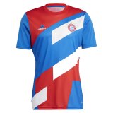 2023-2024 Bayern Munich Blue Soccer Training Shirt Men's #Pre-Match